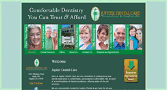 Desktop Screenshot of jupiterdentalcare.com
