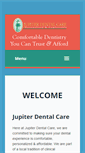 Mobile Screenshot of jupiterdentalcare.com